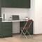 Emma and Oliver Set of 6 Stackable Folding Plastic Chairs - 650 LB Weight Capacity
